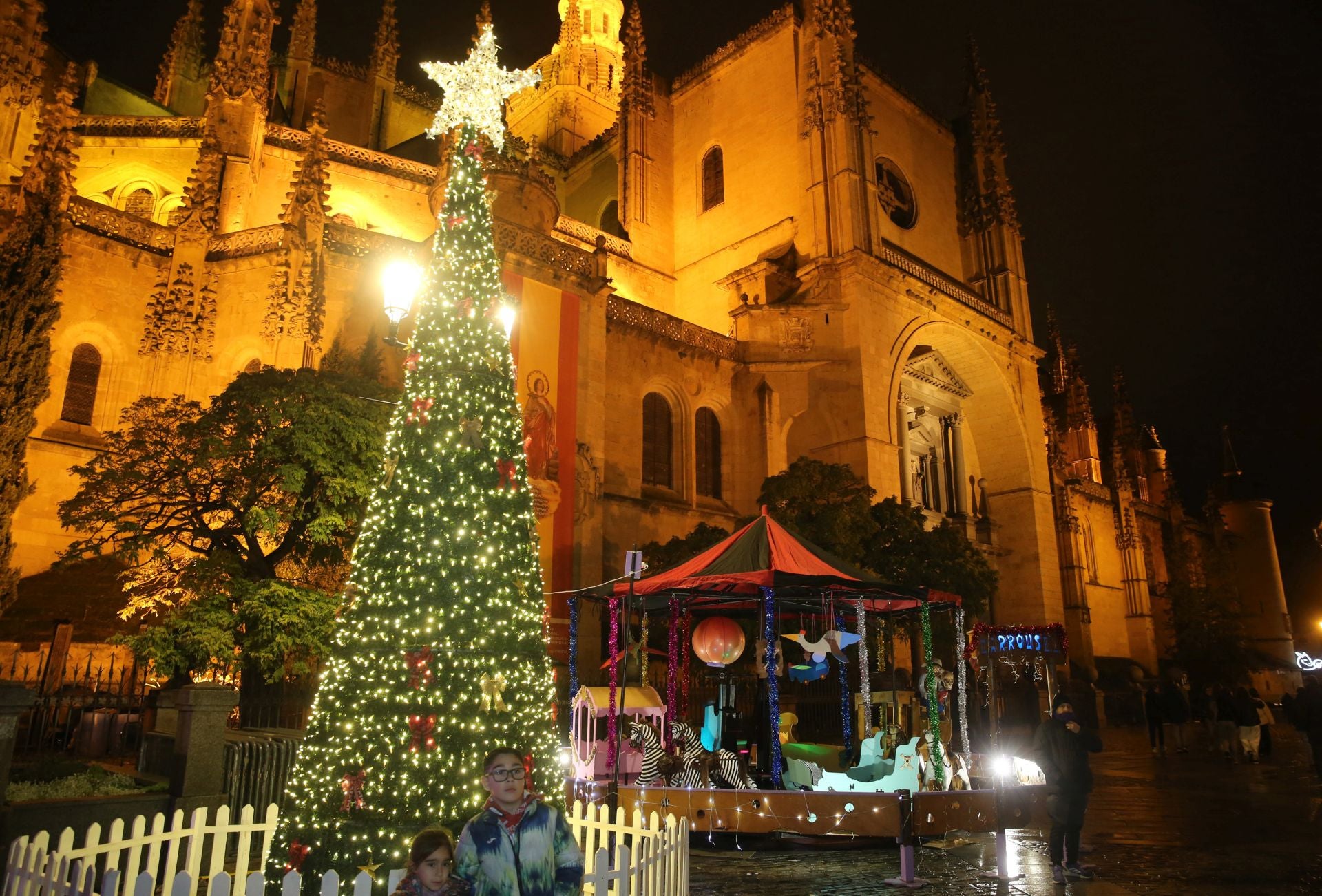 Así es el mercado navideño de Segovia