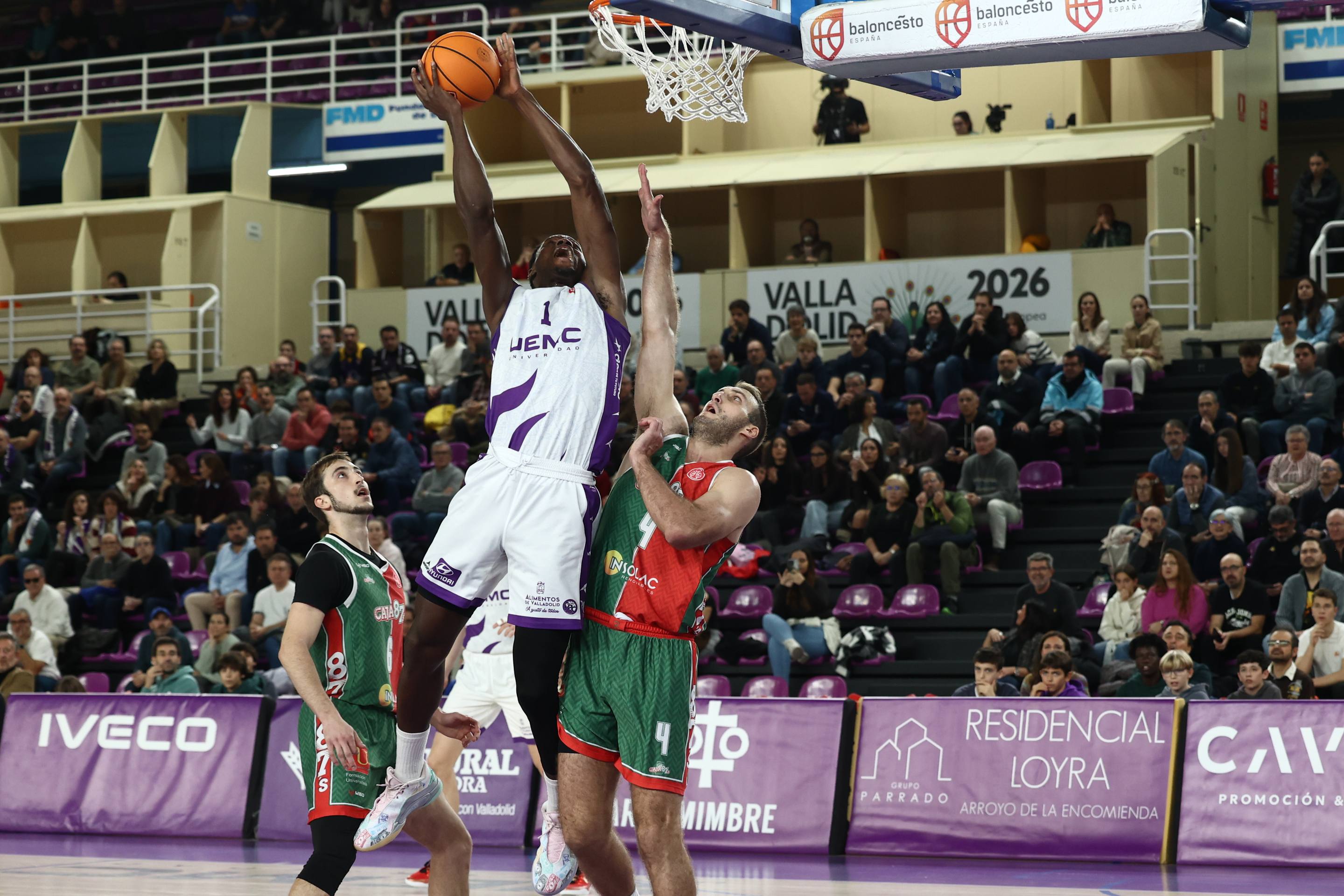 La derrota del CBC Valladolid en su regreso a Pisuerga, en imágenes