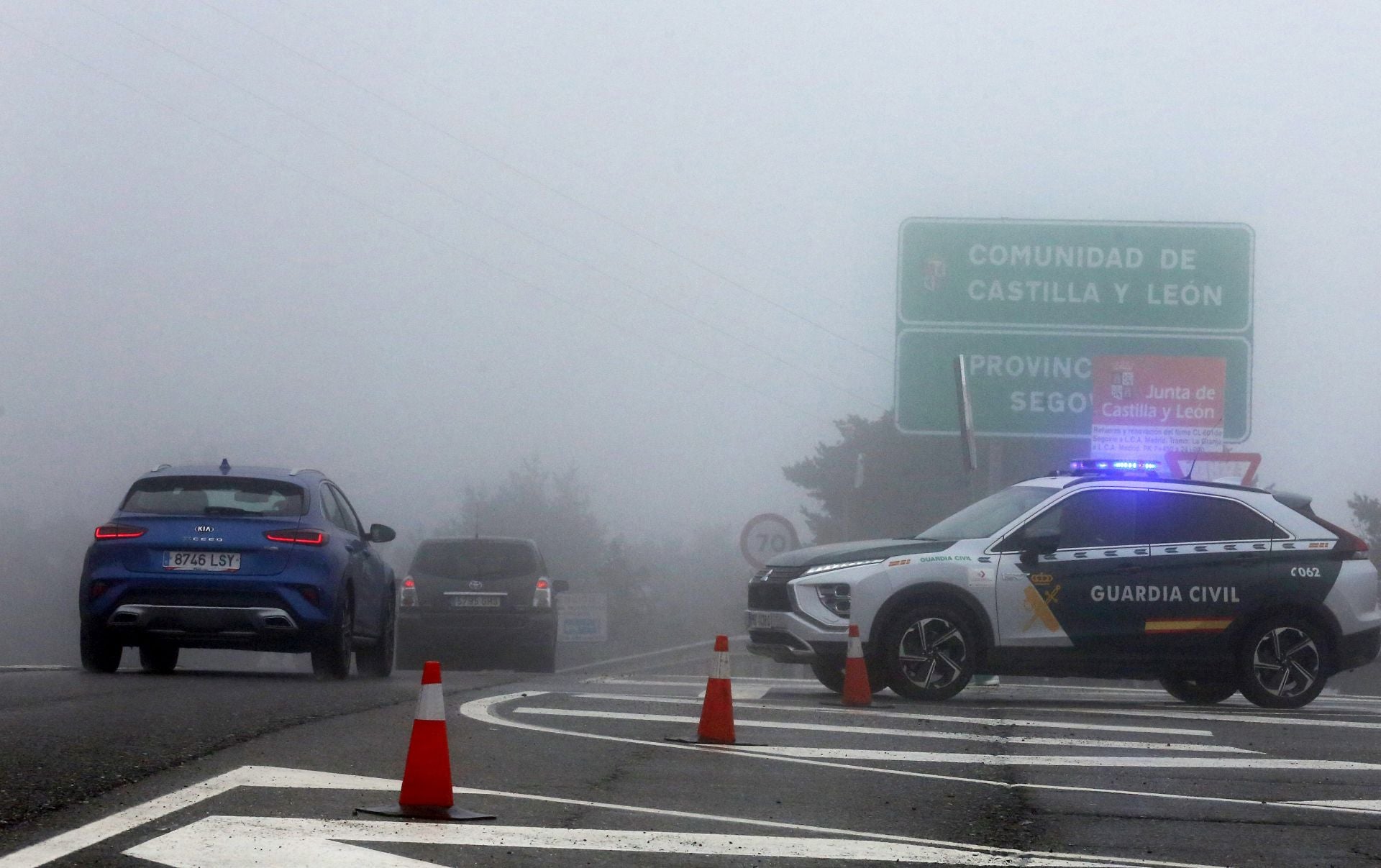 Fin de semana de nieve en Navacerrada sin cortes de tráfico