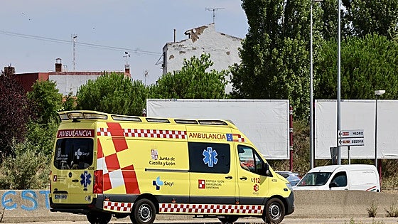 Dos heridos, uno de ellos de 7 años, tras una salida de vía en Mota del Marqués