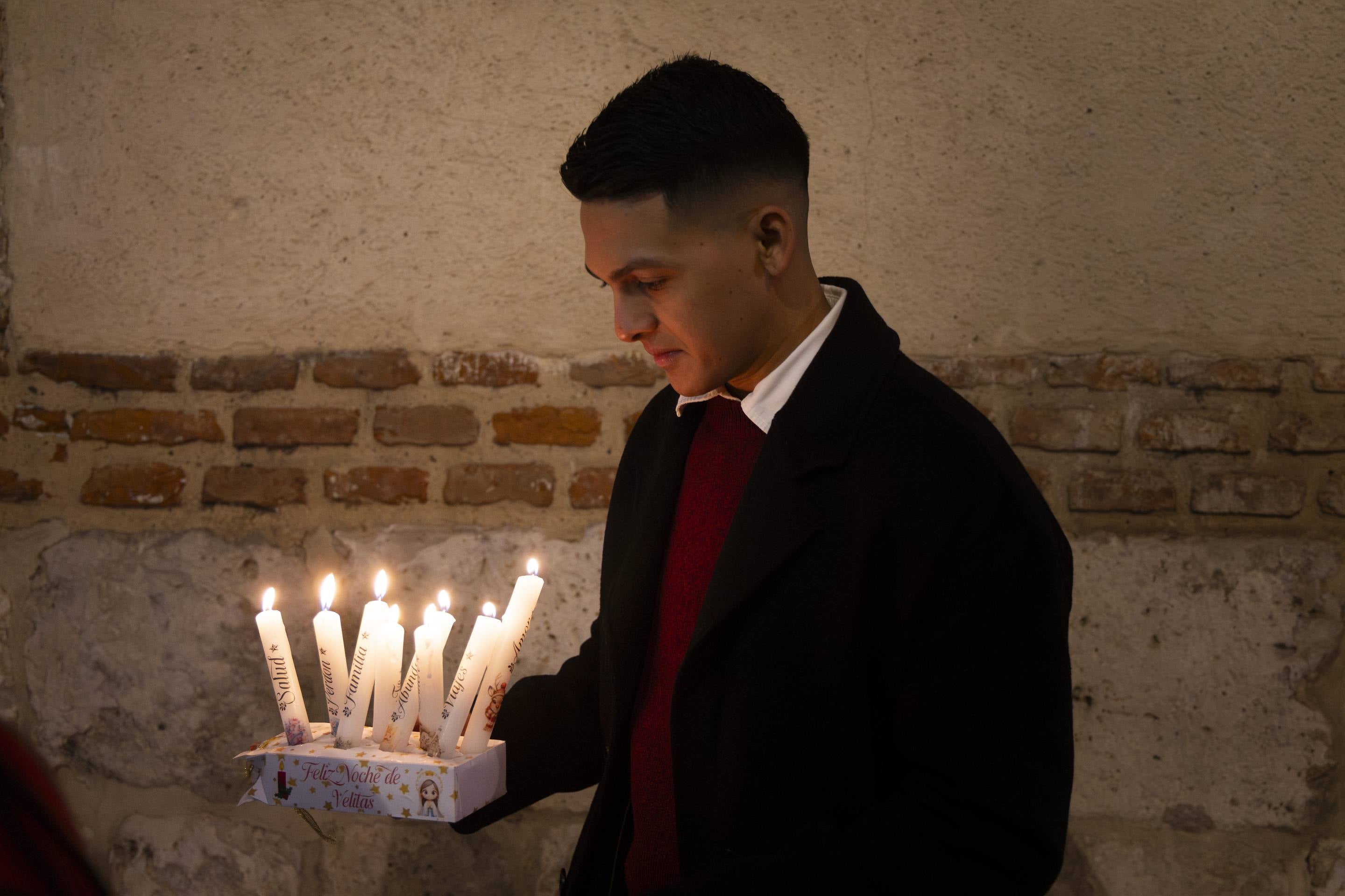 Las imágenes del Día de las velitas en la iglesia de San Martín