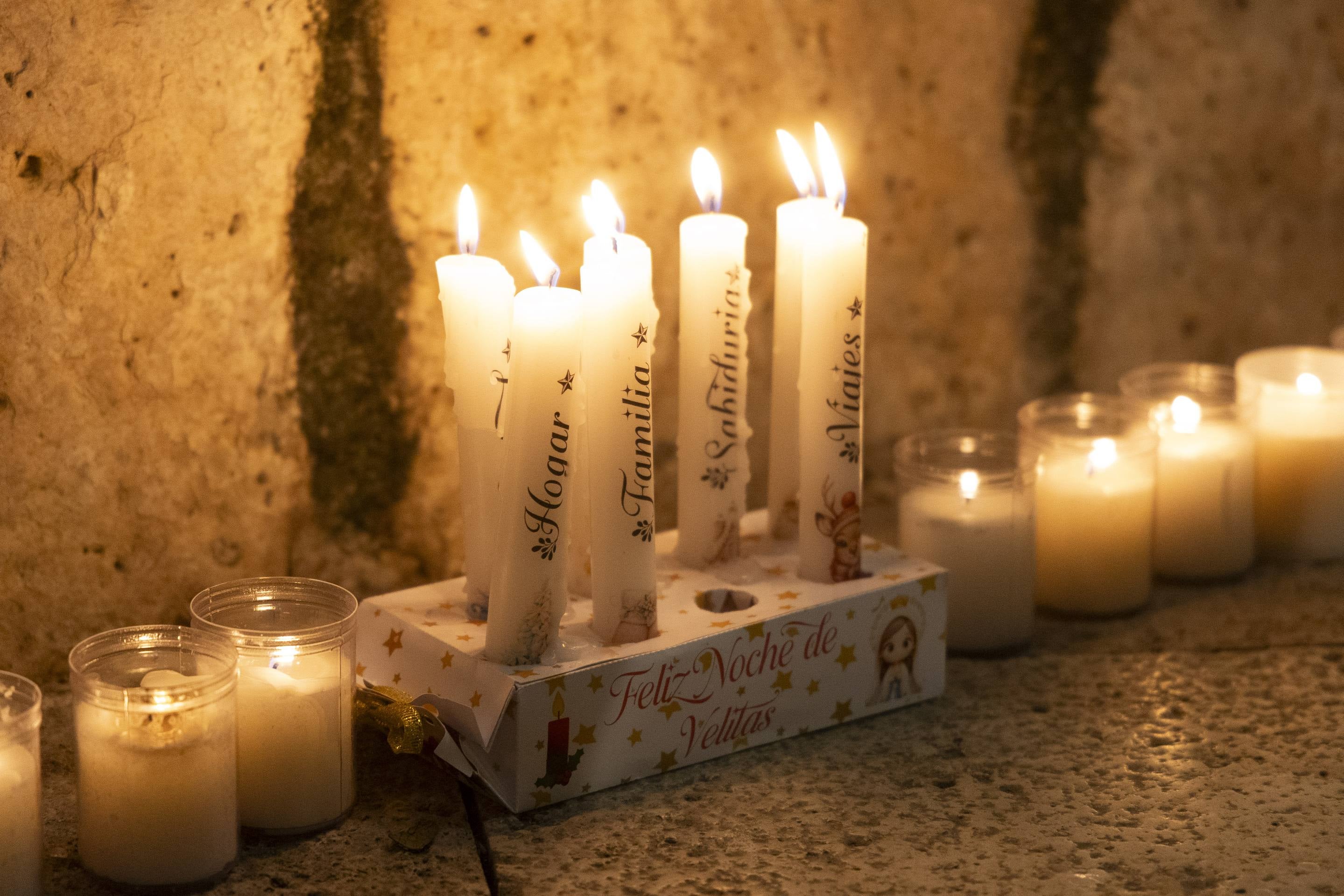 Las imágenes del Día de las velitas en la iglesia de San Martín