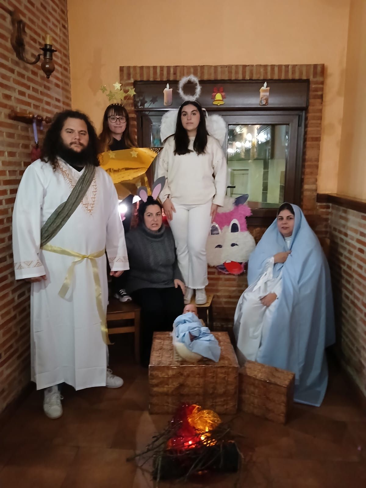 Las imágenes del belén viviente de Villamuriel de Campos