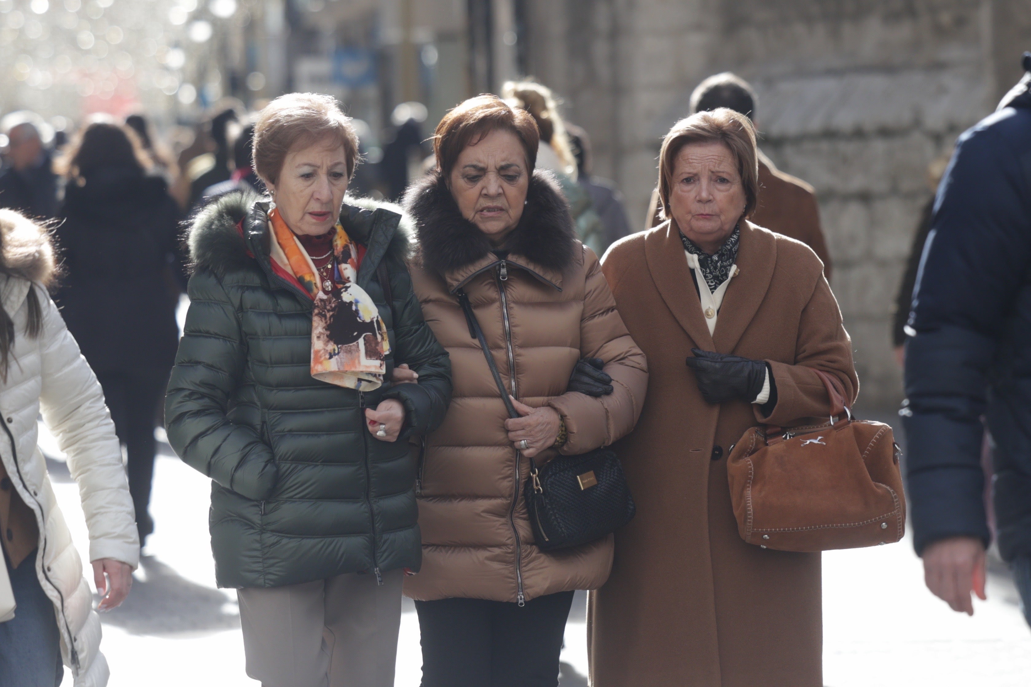 Las imágenes del mercado y el ambiente navideño en Valladolid
