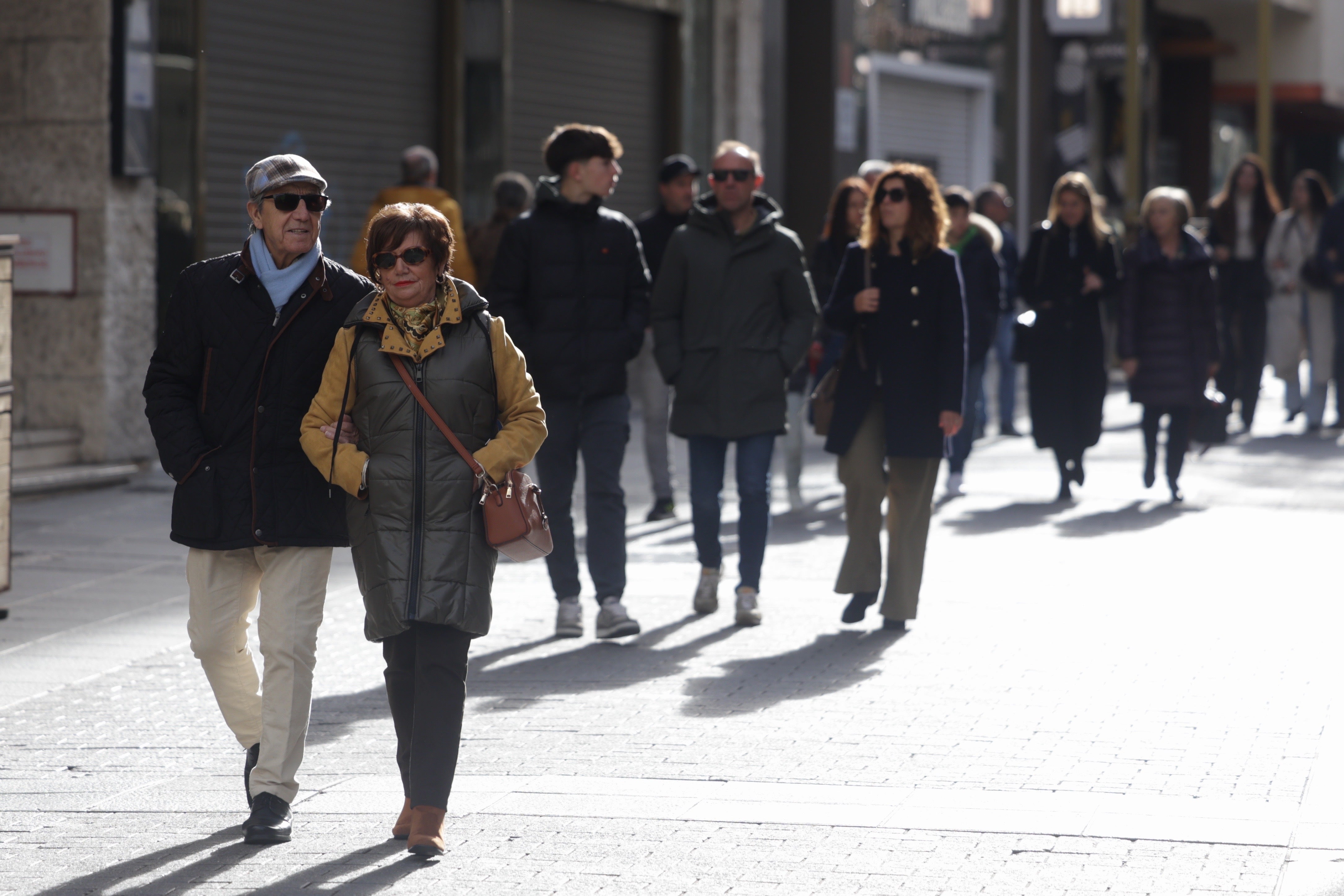 Las imágenes del mercado y el ambiente navideño en Valladolid