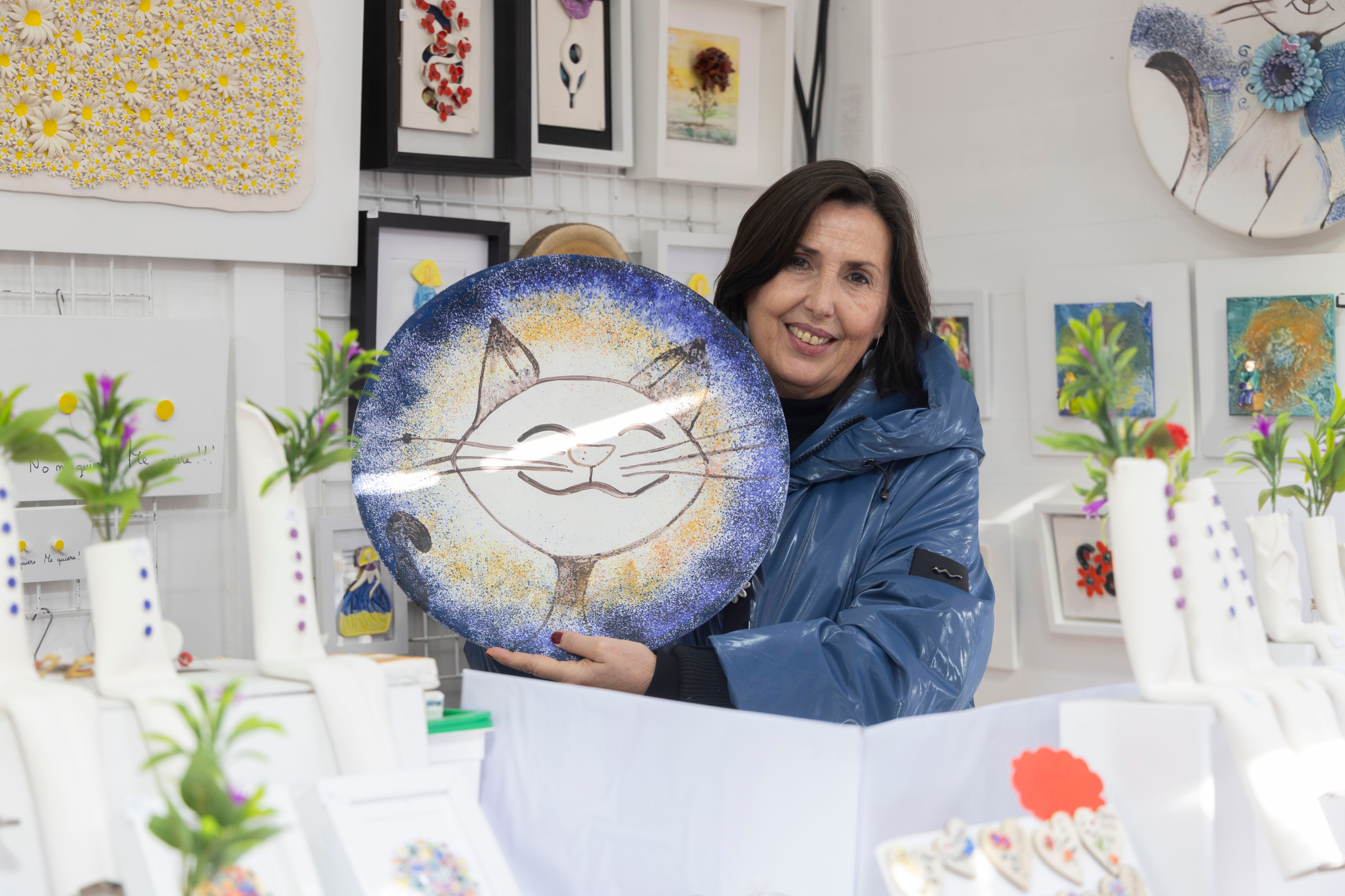 Las imágenes del mercado y el ambiente navideño en Valladolid