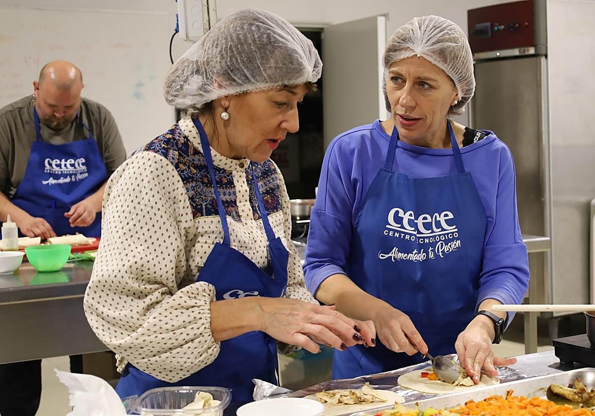 Participantes en un curso de cocina desarrollado el mes pasado en el Cetece.