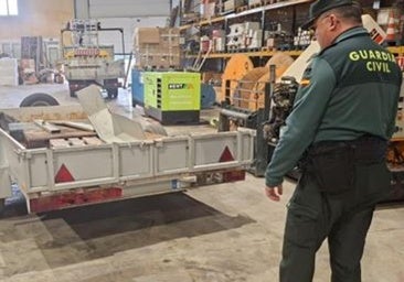 Investigados un padre y su hijo por robar un remolque en Íscar