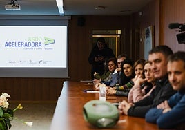 Asistentes a la presentación de resultados de la Aceleradora Agroalimentaria de Palencia.