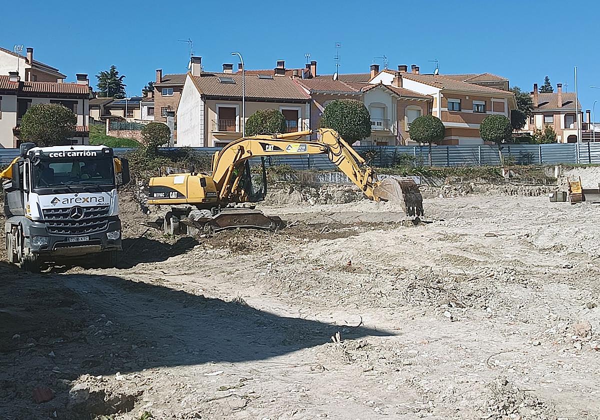 Parcela donde se construirá el centro de salud.
