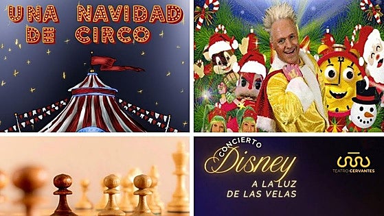 Conciertos Disney y de villancicos, un torneo benéfico de ajedrez y 'Una Navidad de circo'