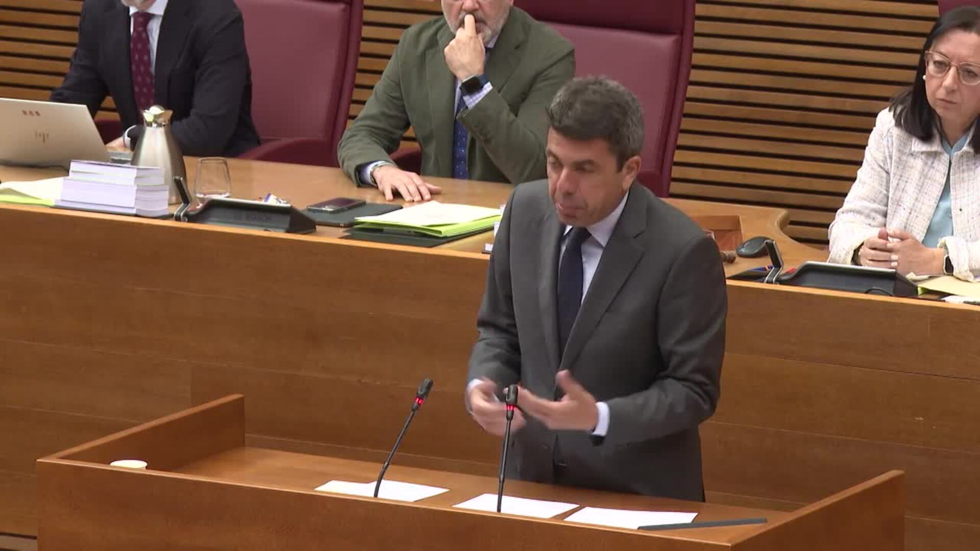Mazón saca pecho de los presupuestos y carga contra Sánchez por los PGE