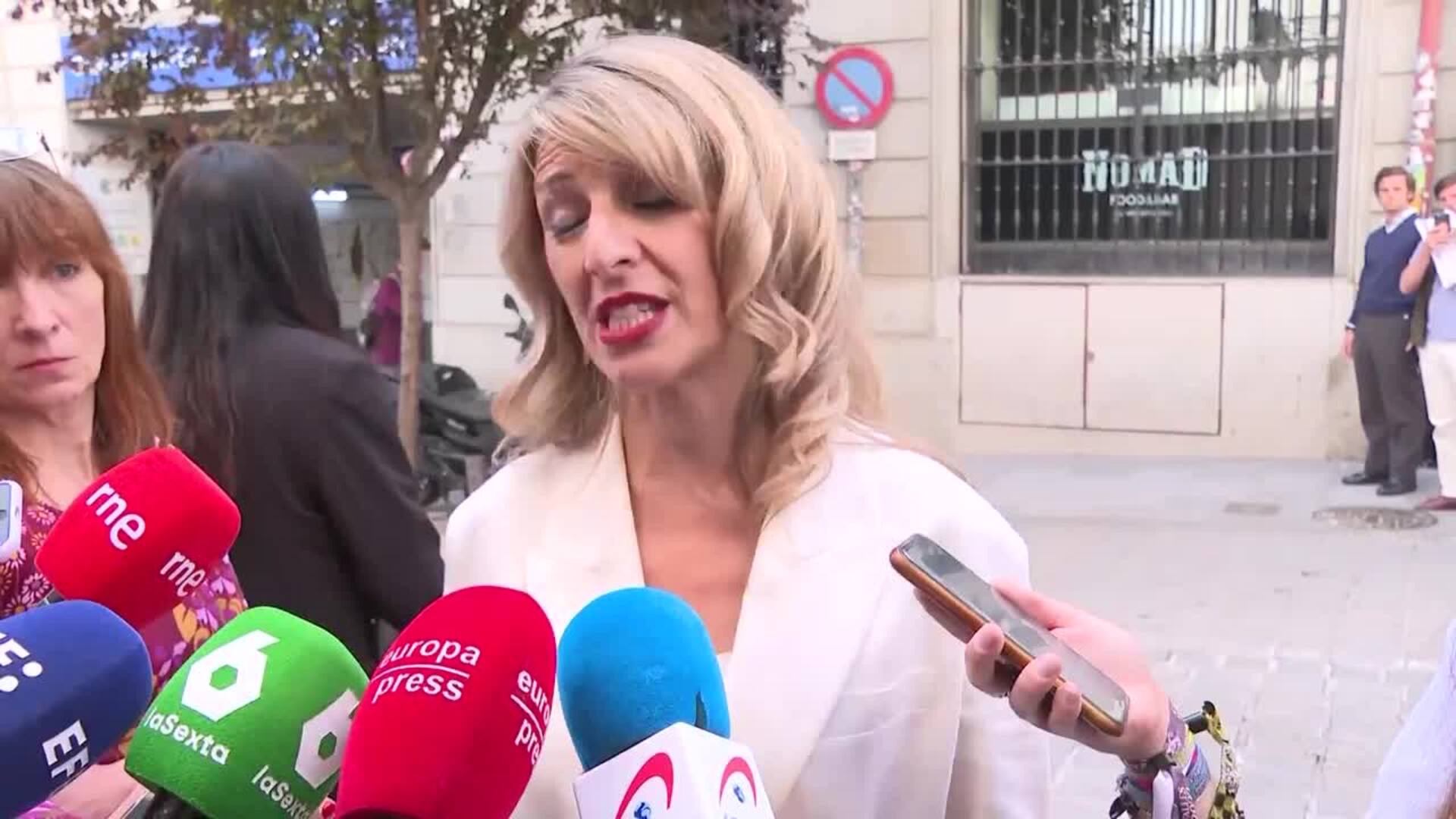 Díaz prevé un debate "muy intenso" sobre la rebaja de jornada y espera sacarla adelante