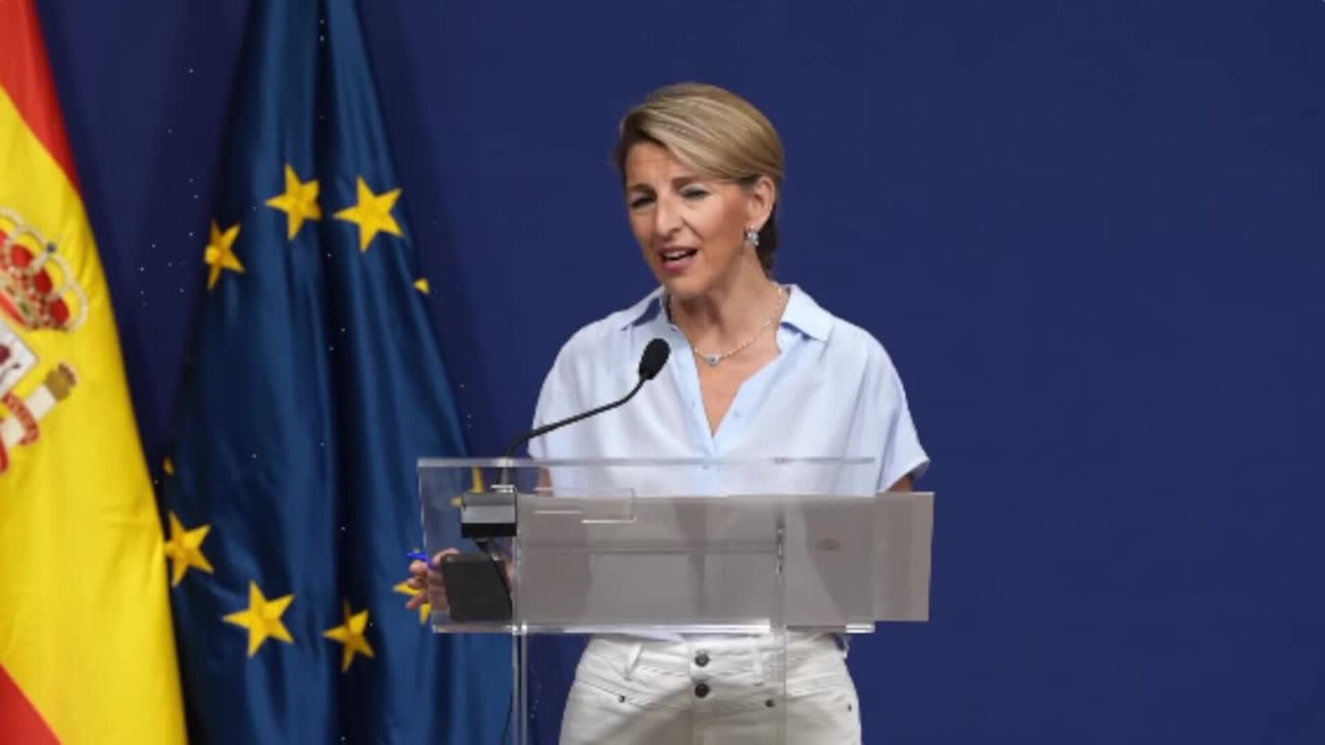 Díaz exige a Sánchez un "reseteo" de la legislatura y una relación con Sumar de "igual a igual"