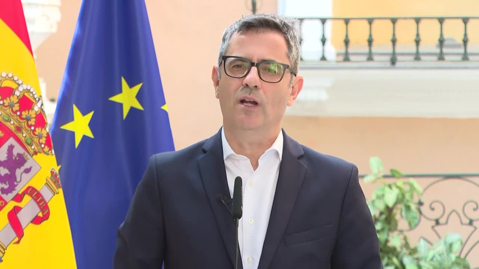 Bolaños subraya que la UCO no habla de financiación ilegal del PSOE