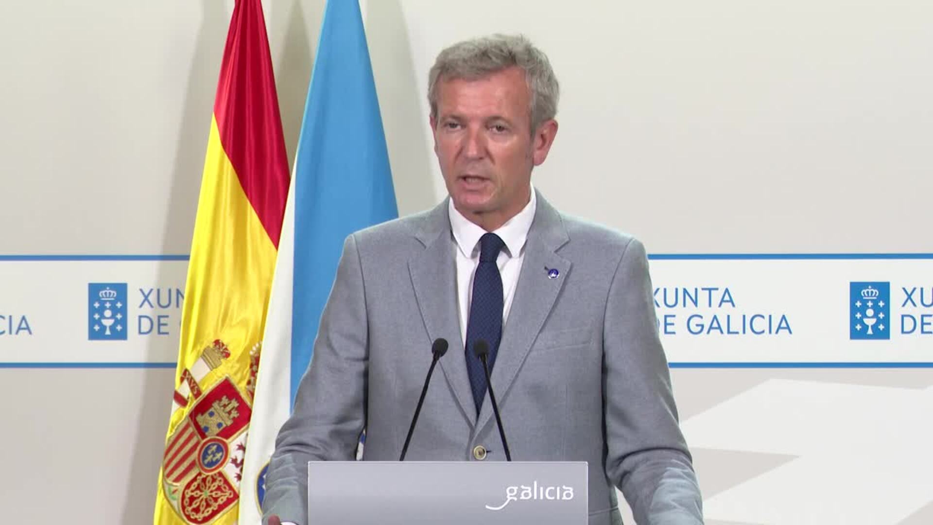 Rueda reafirma que "la única línea roja" de Feijóo sea Bildu y apuesta por la "centralidad"