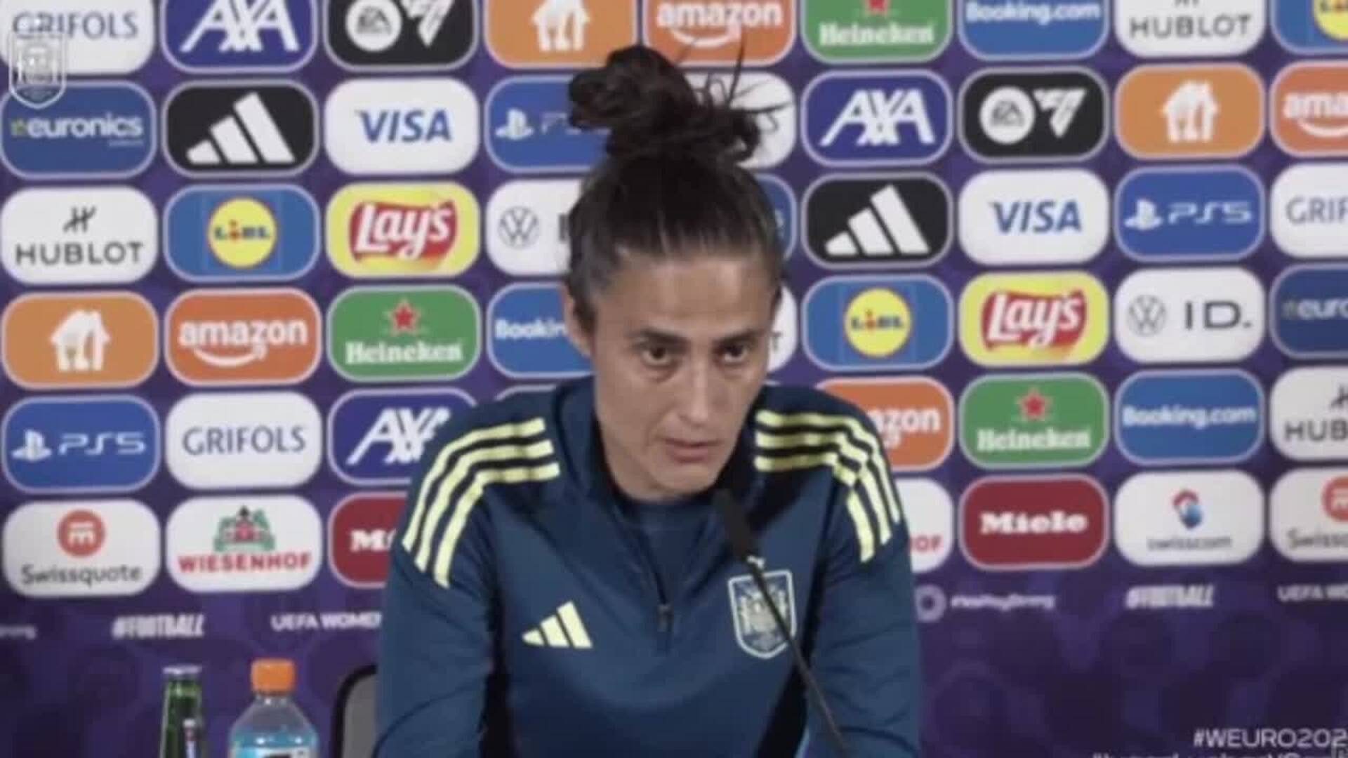 Montse Tomé: "Es el torneo donde más a gusto nos estamos sintiendo"