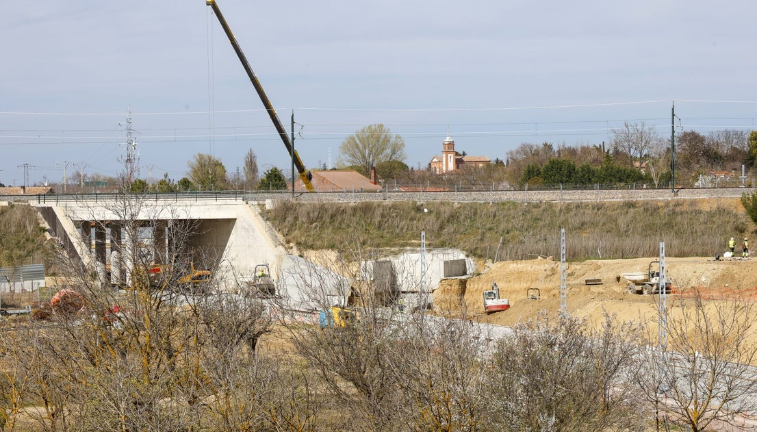 Así avanzan las obras del Ave a Cantabria en el acceso sur de Palencia ...