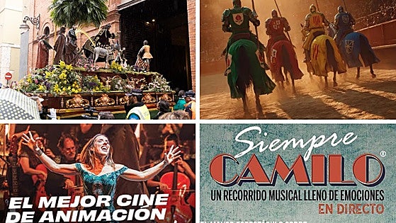 Procesiones, un duelo medieval entre cuatro reinos, bandas sonoras y un homenaje a Camilo Sesto