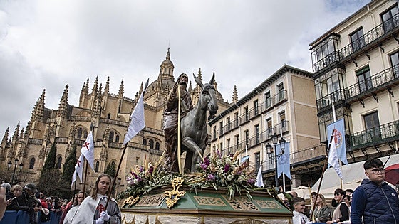 Horarios y recorrido de las procesiones del Domingo de Ramos en Segovia