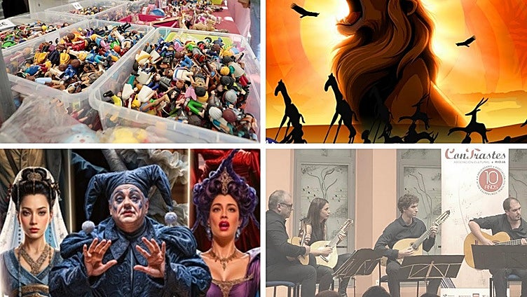 La feria de coleccionismo, dos musicales y una actuación de plectro para este fin de semana