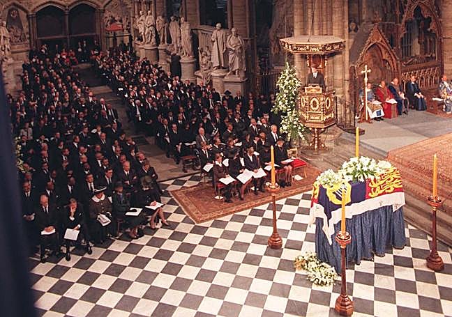 Funeral de Lady Di en la Abadía de Westminster
