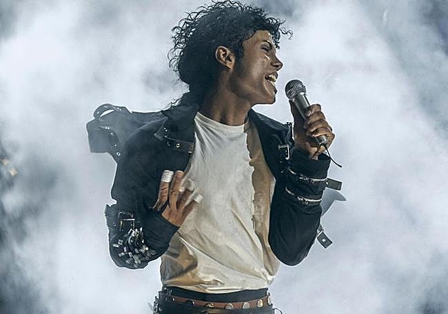 Un fotograma del biopic de Michael Jackson.