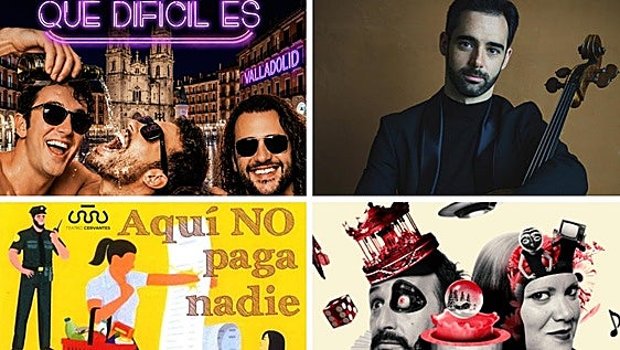 Un concierto de la OSCyL, dos comedias y la representación teatral de 'Aquí no paga nadie'