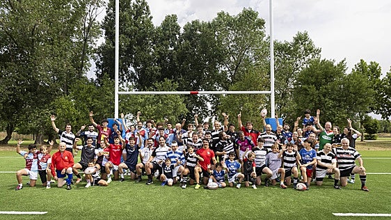 Una familia que lleva la pasión por el rugby en el ADN