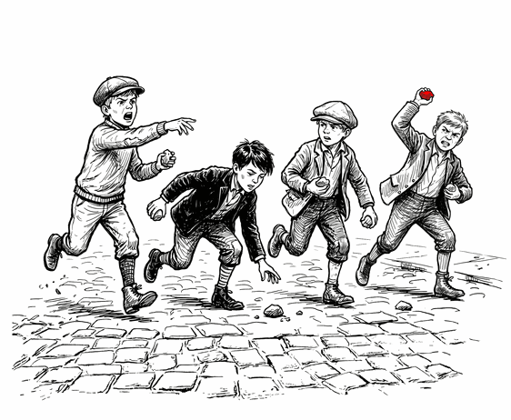 Mendigos con 'prioridad local' y la prohibición de jugar a pedreas, bolos y a la pelota en las calles de Valladolid
