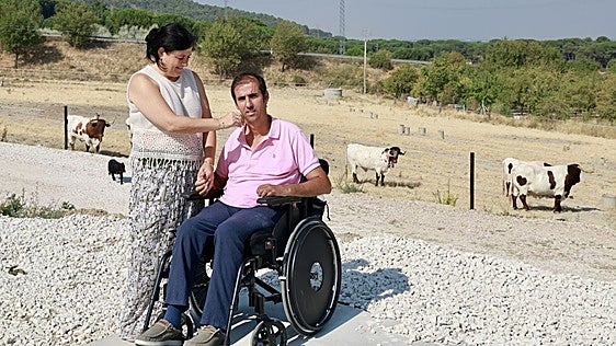 El «milagro» de 'Cholo', el ganadero que quedó tetrapléjico por una cogida en Tudela de Duero