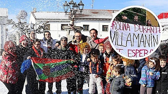 El polémico Gordo de Villamanín consigue a Carolina Durante para sus fiestas