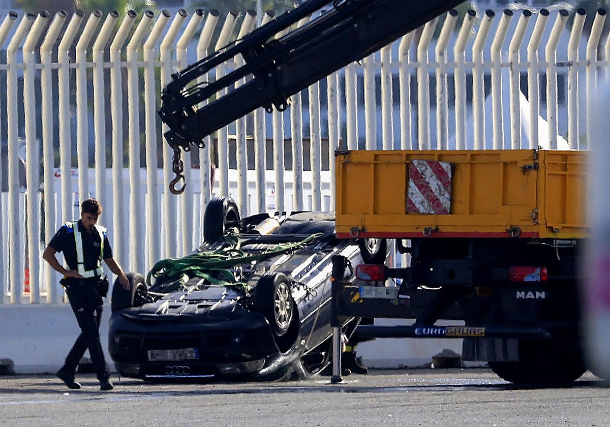 Consternación en Brieva por la muerte de dos vecinas que cayeron al mar en un coche en el puerto de Algeciras