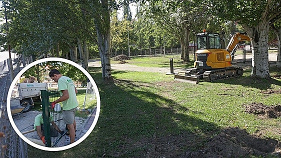Preparan un parque canino de 1.300 metros cuadrados en La Rubia junto a los campos de la Sur