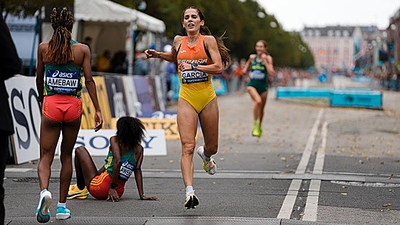 Marta García firma un sexto puesto con récord de España en el Mundial de Ruta