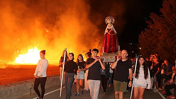Procesión de las Hogueras en Palenzuela