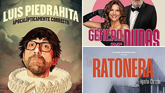 Género de dudas, Apocalípticamente correcto y La Ratonera: tres actuaciones teatrales para disfrutar de este fin de semana