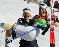 Suecia arrasa en las pruebas de sprint por equipos de esquí de fondo