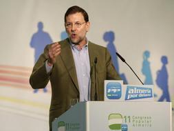 Rajoy, en el congreso almeriense.