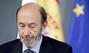 El vicepresidente primero del Gobierno, Alfredo Pérez Rubalcaba. / Efe