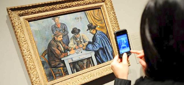 'Los jugadores de cartas', de Cezanne./ Ap