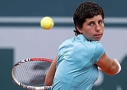 Carla Suárez perdió en la final de Estoril./Tiago Petinga (Efe)