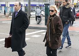 Marta Domínguez, el día en que testificó por la operación 'Galgo'./César Manso (AFP)