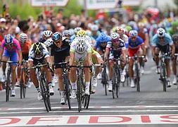 Degenkolb se impuso en la llegada a Viana./AFP.