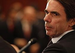 José María Aznar, en la presentación de sus memorias. / Archivo