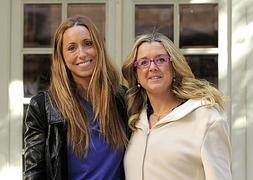 Gemma Mengual y Anna Tarrés, el día en que anunció su retirada. / Archivo