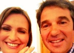 Ainhoa Arteta y Luis Garmendia, el día de su boda. / Twitter