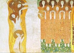 Fragmento del 'Friso de Beethoven'. / Archivo