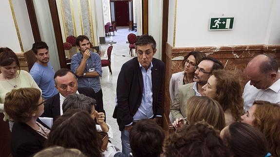 Madina, en los pasillos del Congreso.