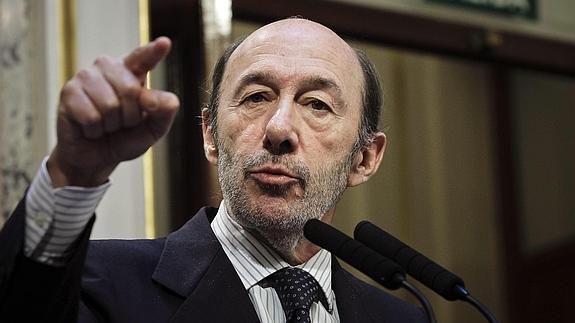 Alfredo Pérez Rubalcaba. 